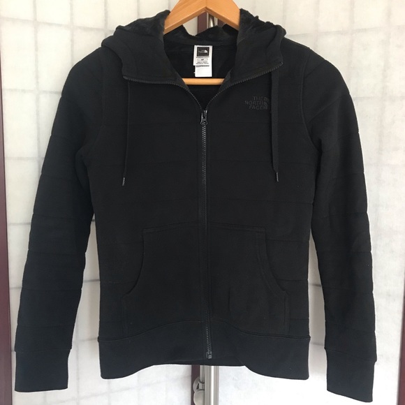 THE NORTH FACE Black Hooded Full Zip Sweatshirt - Picture 1 of 14